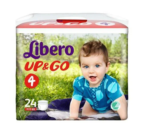 Chilotei Libero UP&amp;GO 4 (7-11 kg), 24 buc. foto
