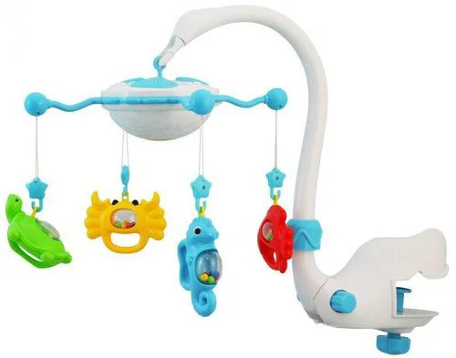image for Carusel muzical pentru patut Baby Mix cu iluminare foto