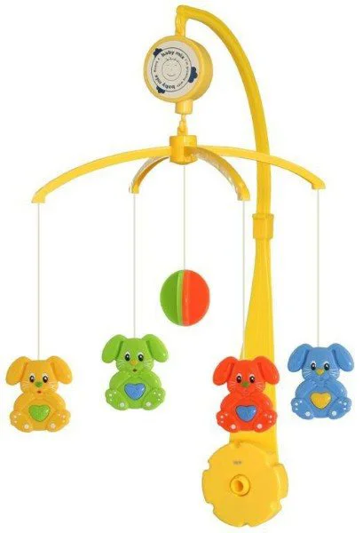 Карусель музыкальная на кроватку Baby Mix кролики foto