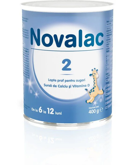Formula de lapte Novalac 2 (6-12 luni), 400 g foto