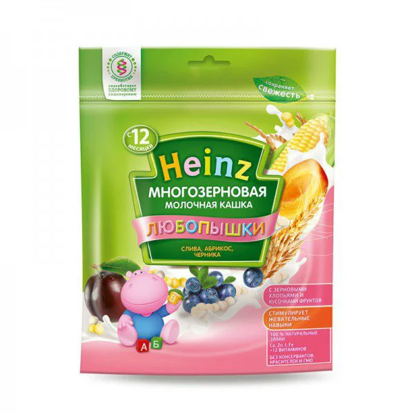 Terci Heinz din cereale cu prune, caise si afine (12+ luni), 200g foto