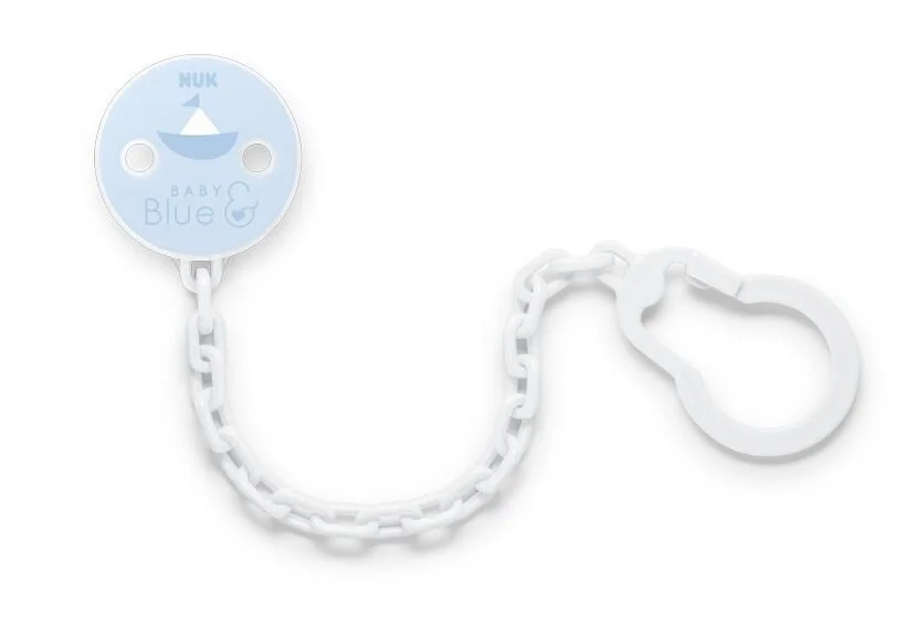 image for Lantisor pentru suzeta NUK Baby Blue foto