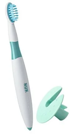 Зубная щетка NUK с защитным кольцом (12-36 мес.)