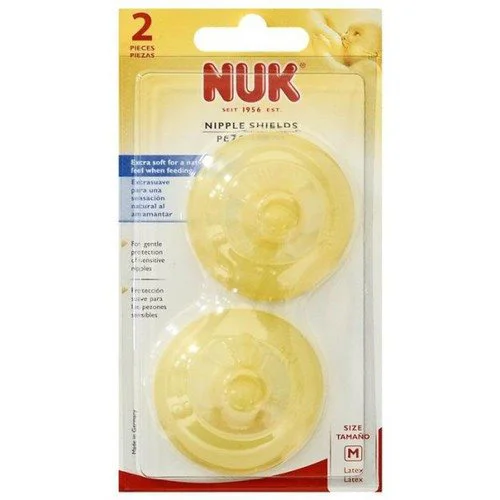 Protector pentru mameloane NUK din latex, 2 buc.