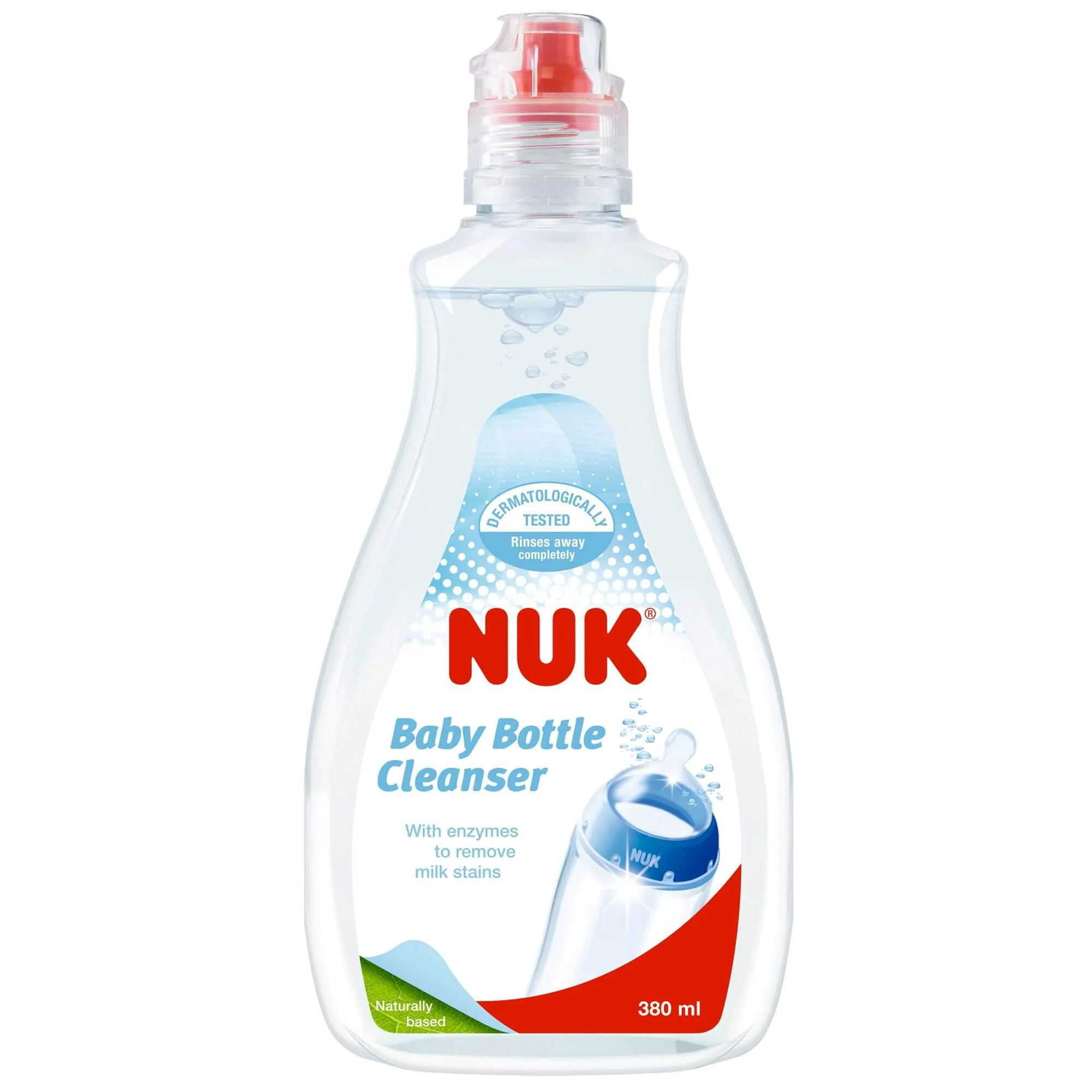 image for Solutie pentru curatarea biberoanelor si a suzetelor NUK, 380 ml foto