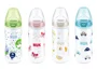 Бутылочка пластиковая NUK First Choice с силиконовой соской (0-6 мес.), 300 мл foto