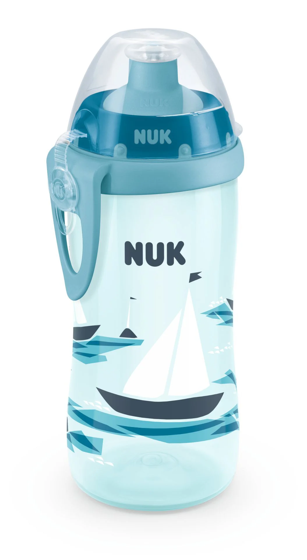 image for Sticluta din plastic NUK Junior cu nasuc moale (36+ luni), 300 ml foto