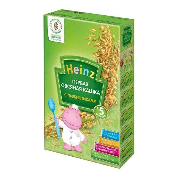 Primul terci din ovaz Heinz cu prebiotice (5+ luni), 180g foto