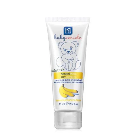 Зубная паста для детей BabyCoccole со вкусом банана (12+ мес.), 75 мл