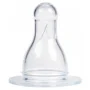 Tetina rotunda Canpol din silicon, flux mediu, 2 buc.