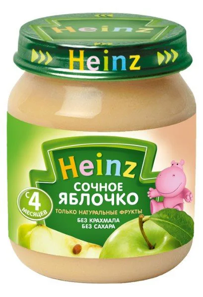 Пюре Heinz Сочное яблочко (4+ мес.), 120г
