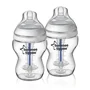 Biberon Tommee Tippee cu sistem de ventilatie si senzor de temperatura, (0+ luni), 260 ml, 2 buc.