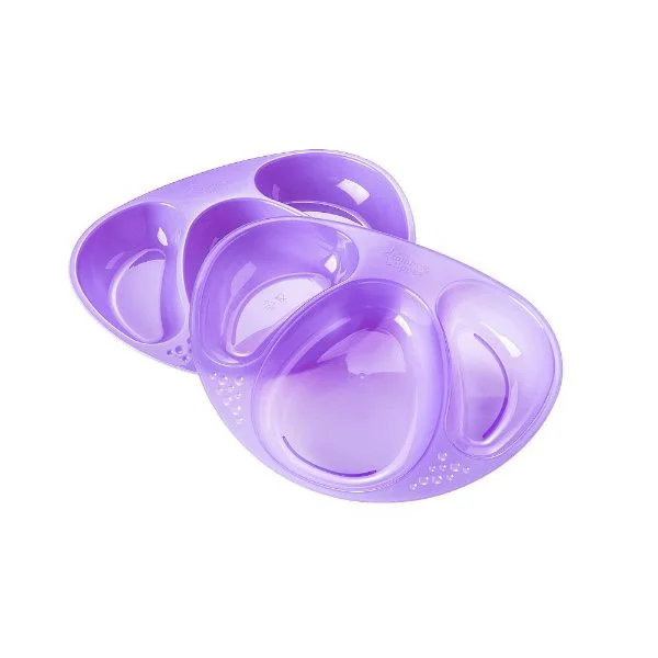 image for Тарелочка трехсекционная Tommee Tippee (12+ мес.), 2 шт. foto