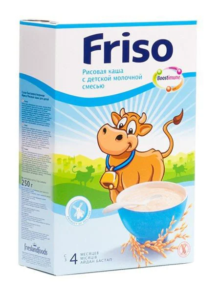 Terci Friso din orez cu lapte (4+ luni), 250g foto