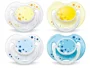 Пустышки Philips AVENT "Ночные" (0-6 мес.), 2 шт. foto