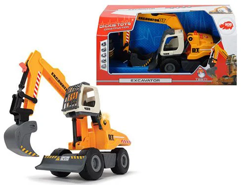 image for Excavator Dickie cu lumina si sunet, 35 cm foto