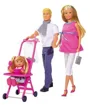 Set de jucarie Simba Steffi, Familie fericita, 30 cm foto