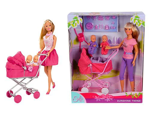 Papusa Simba Steffi Sunshine Twins, 2 modele foto