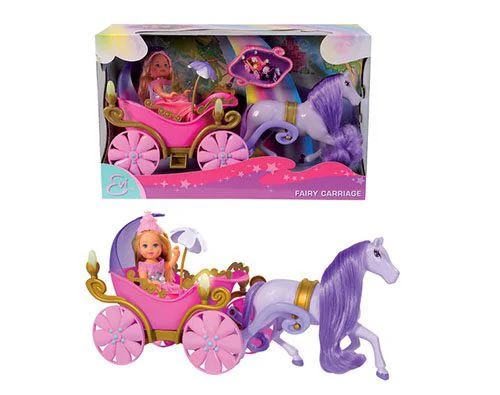 Кукольный набор Simba Еви и сказочная карета с конем