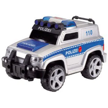 image for Masina Jeep Dickie Police cu sunet si lumina, 13 cm foto
