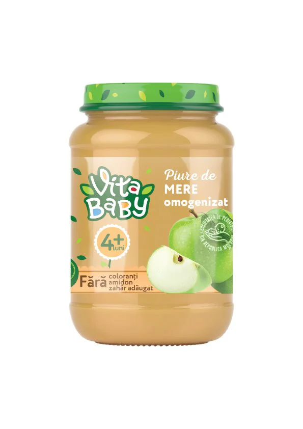Piure de mere Vita Baby (4+ luni), 180 g
