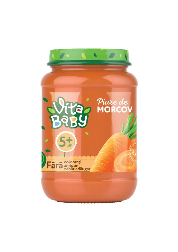 Пюре Vita Baby морковное (5+ мес.), 180 г