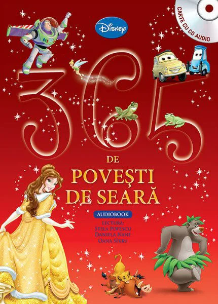 365 de povesti de seara, Carte + CD foto