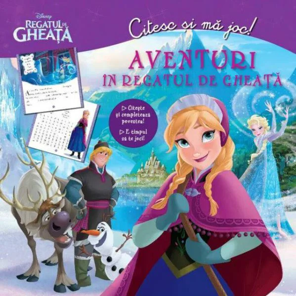 Aventuri in regatul de gheata. Citesc si ma joc. Disney foto