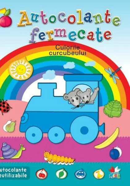 Culorile curcubeului. Autocolante fermecate foto