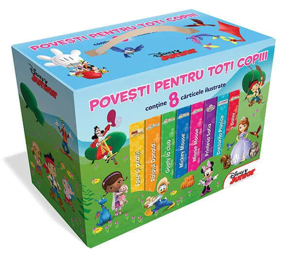 Povesti Disney pentru toti copiii - Contine 8 carticele ilustrate foto