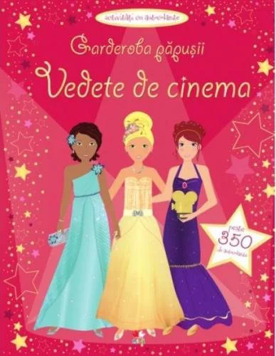 Vedete de cinema - Garderoba papusii - activitati cu autocolante foto