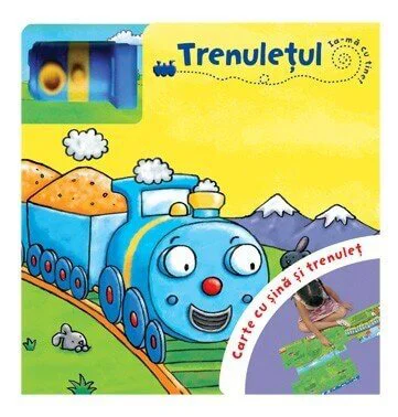 image for Trenuletul - Carte cu sina si trenulet foto