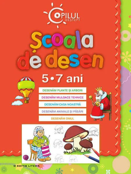 Scoala de desen 5-7 ani foto