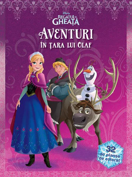 Regatul de Gheata. Aventuri in tara lui Oalf (32 de planse de colorat) foto