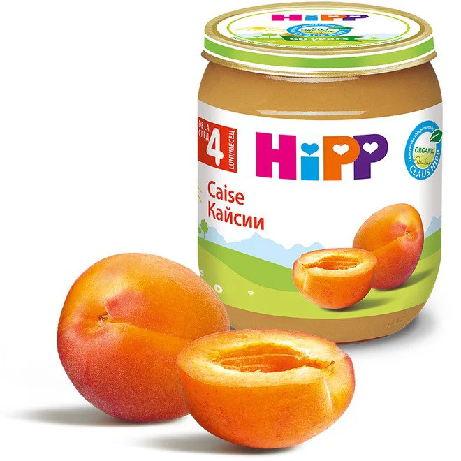 Piure HiPP din caise (4+ luni), 125 g foto
