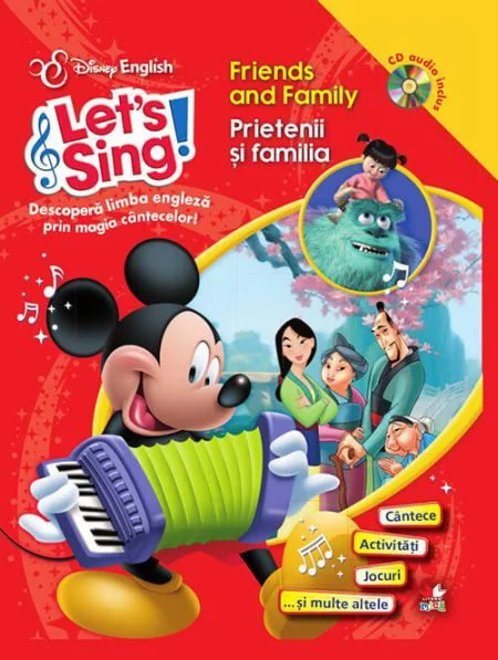 Prietenii si familia. Friends and family + CD Lets Sing foto