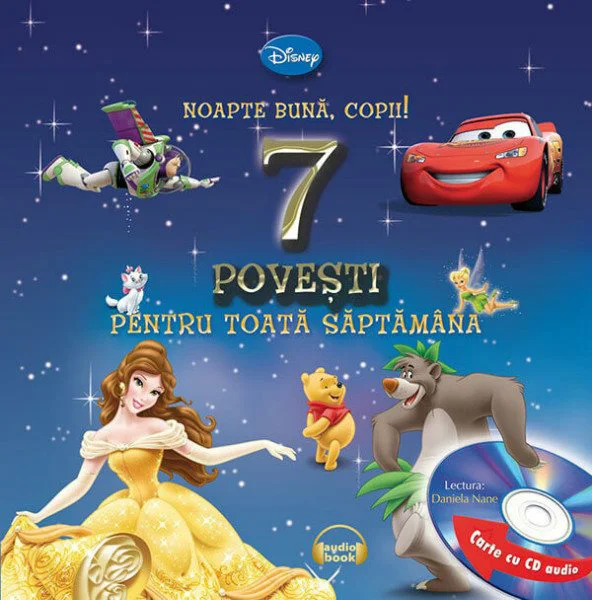 image for Noapte buna copii. 7 povesti pentru toata saptamana + CD foto