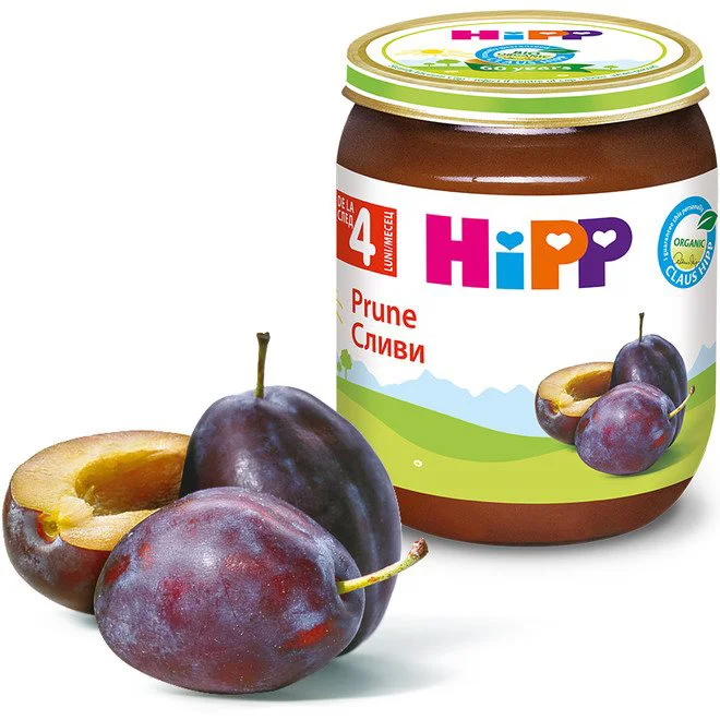 Пюре HiPP Сливы, 125г