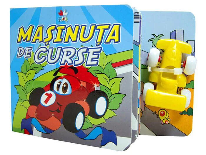 image for Masinuta de curse - carte cu jucarie foto