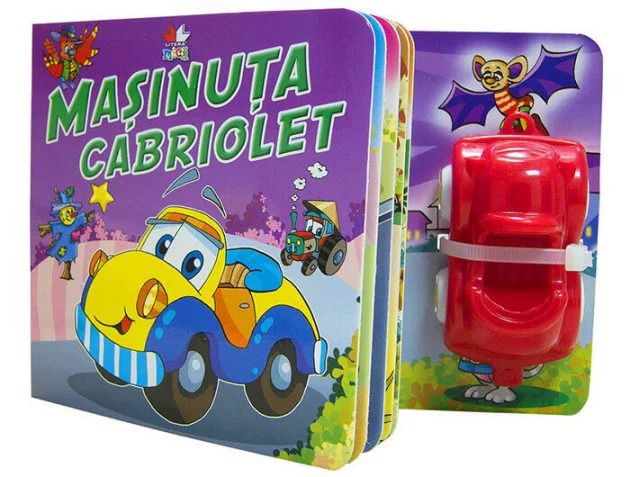 image for Masinuta cabriolet - carte cu jucarie foto
