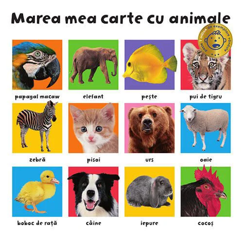 Bebe invata. Marea mea carte cu animale foto