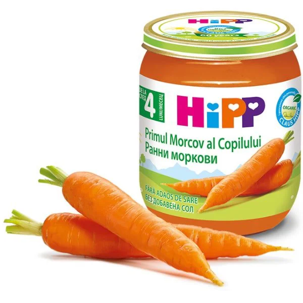 Пюре HiPP Первая детская морковь, 125г