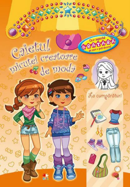 La cumparaturi. Caietul micutei creatoare de moda foto