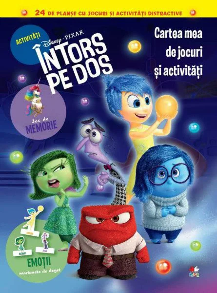 Intors pe dos. Cartea mea de jocuri si activitati. 24 de planse foto