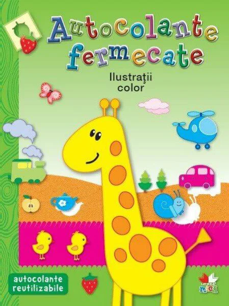 Ilustratii color. Autocolante fermecate foto