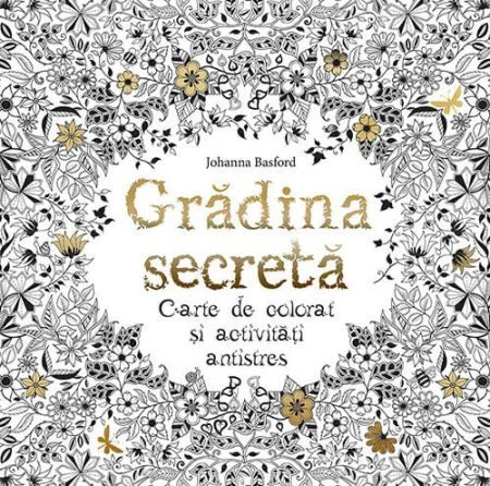 image for Gradina secreta. Carte de colorat si activitati antistres foto