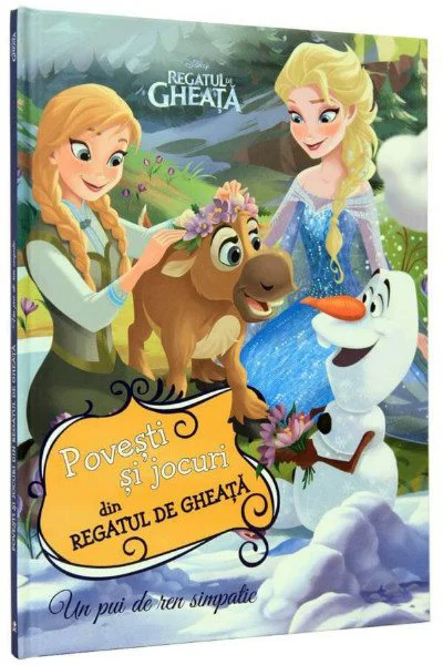 Povesti si jocuri din Regatul de gheata. Un pui de ren simpatic