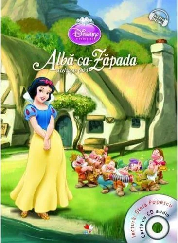 Disney Audiobook v.2 Alba-ca-Zapada si cei sapte pitici + CD foto