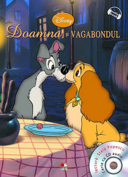 Disney Audiobook v.13 Doamna si vagabondul + CD foto