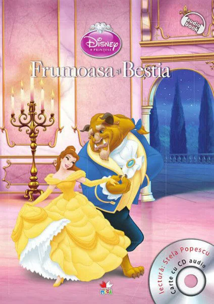 image for Disney Audiobook v.12 Frumoasa si Bestia + CD foto